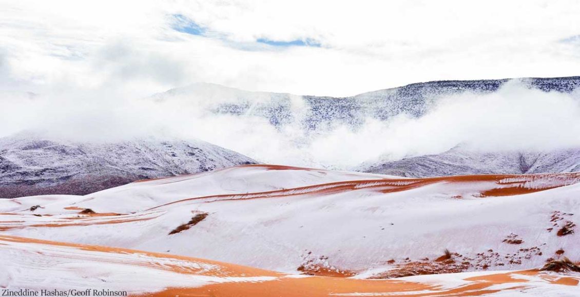 SNOW IN SAHARA DESERT Has Been Captured In Series Of Breathtaking Photos