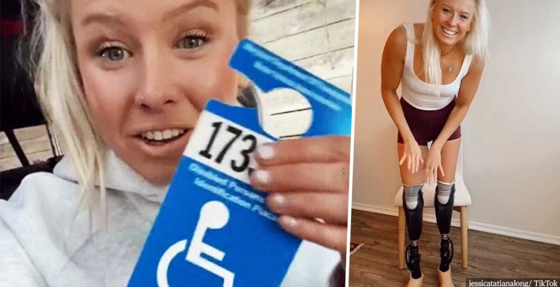 Double amputee Paralympic swimmer reveals she is often bullied for parking in a disabled spot