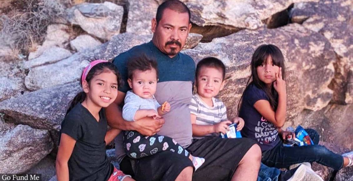 Dying father, 38, calls his wife to tell her to look after their children after being shot