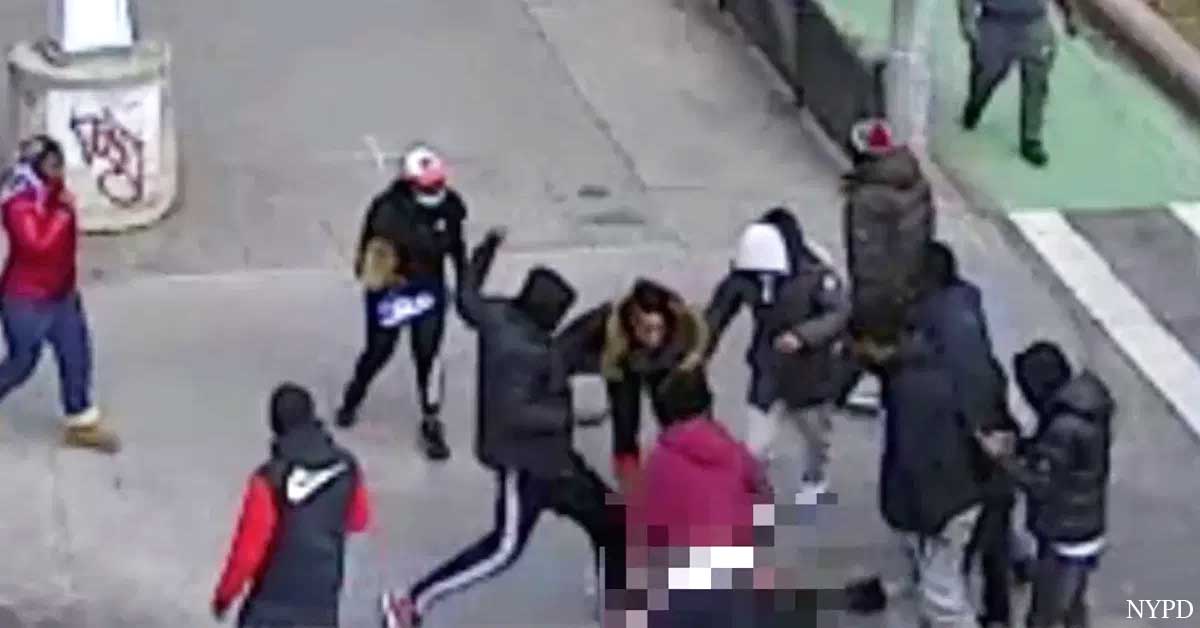 NYPD releases video of attackers who beat and stripped man in Chinatown