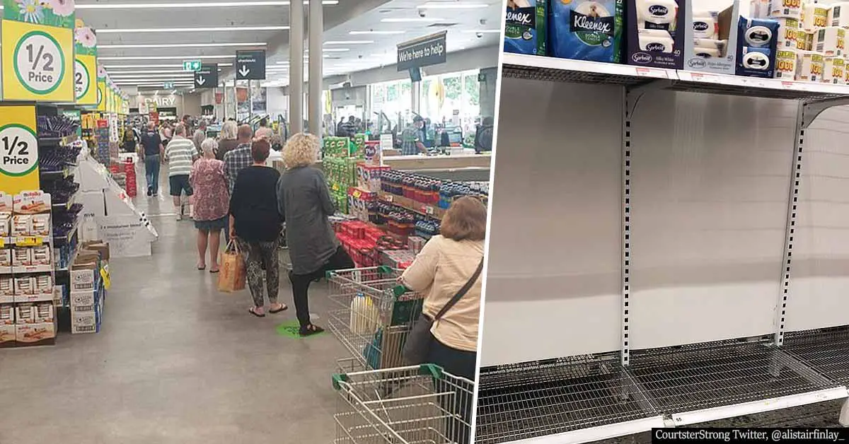 Panic buying sweeps Australia again as brutal five-day lockdown is introduced