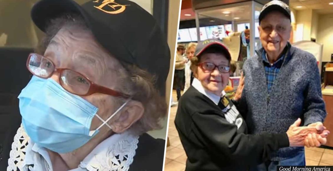 A 100-year-old McDonald's employee loves her job and has no plans to retire any time soon