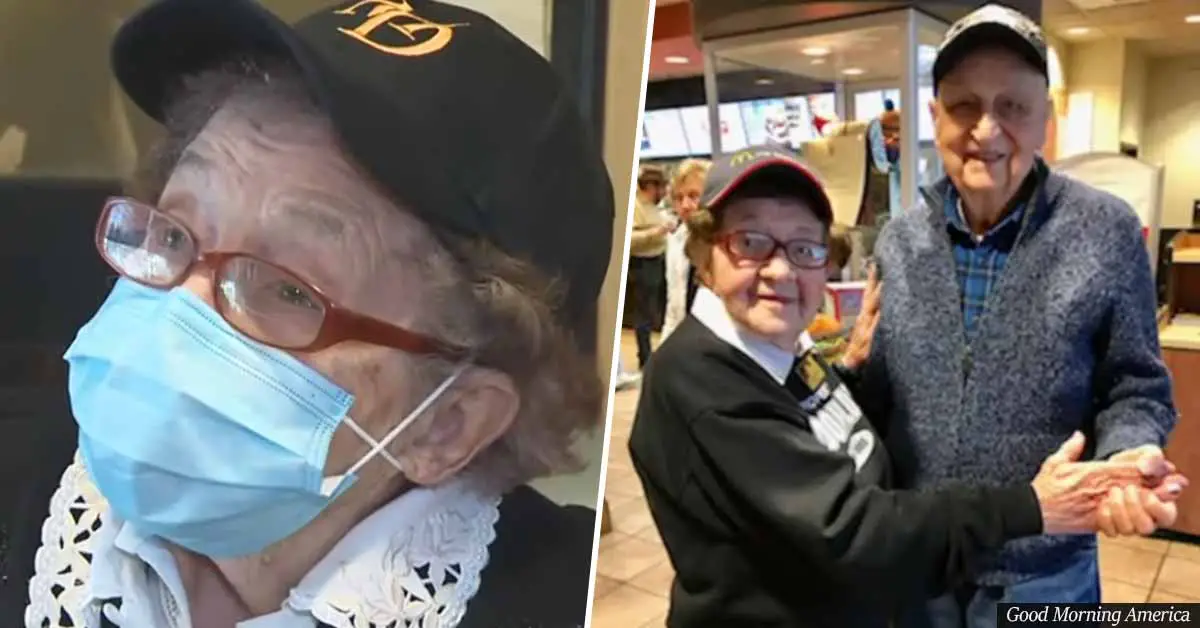A 100-year-old McDonald's employee loves her job and has no plans to retire any time soon