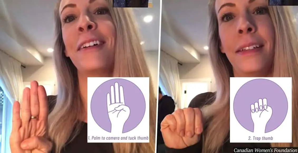 Everyone should know this international hand signal for 'Help Me'