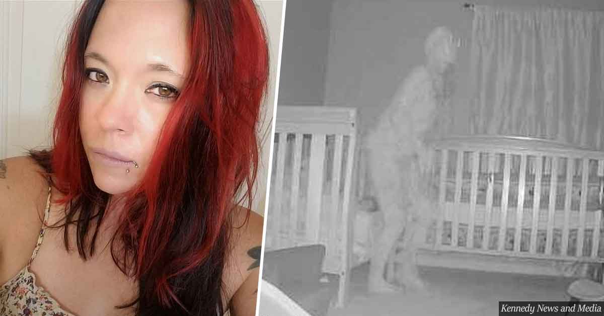 Grandma captures a 'demon' standing over grandchild's bed in a chilling picture
