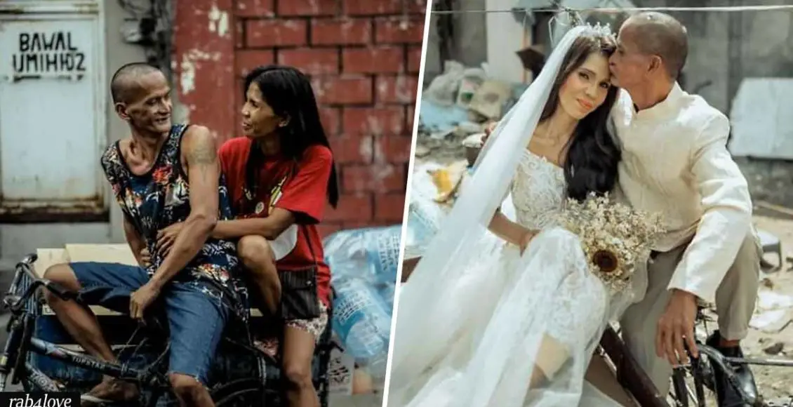 Homeless Couple Gets Wonderful Wedding Makeover After 24 Years of Being Inseparable