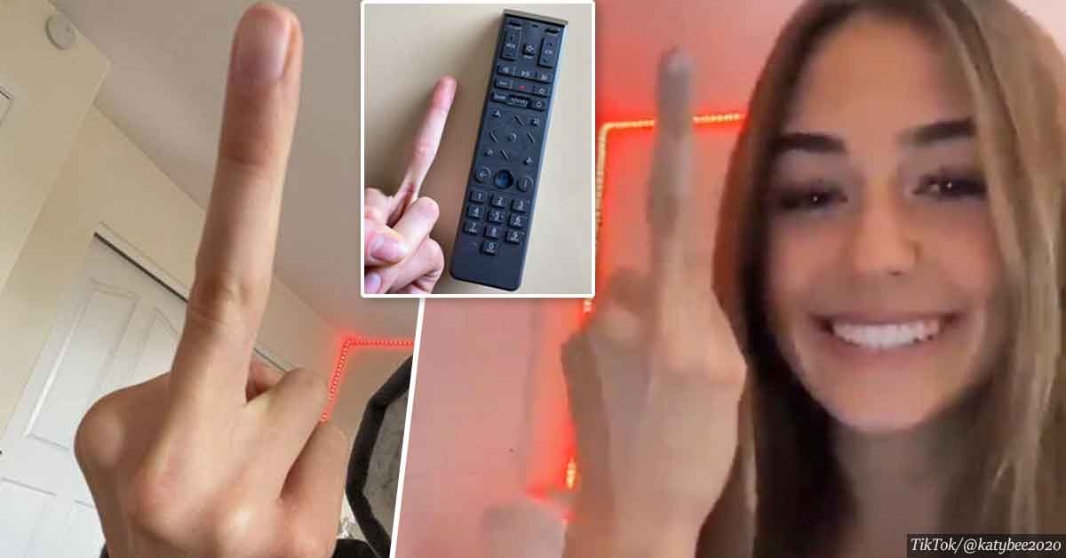 Teen Goes TikTok Famous For Her 5in Long Middle Finger