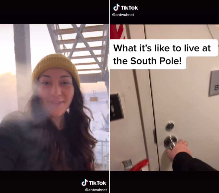 TikToker Shares Video Showing What It’s Like To Live In Antarctica
