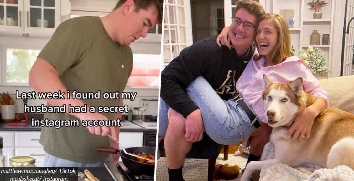 Woman Finds Husband's Secret Instagram Page With Recipes He Makes For Her