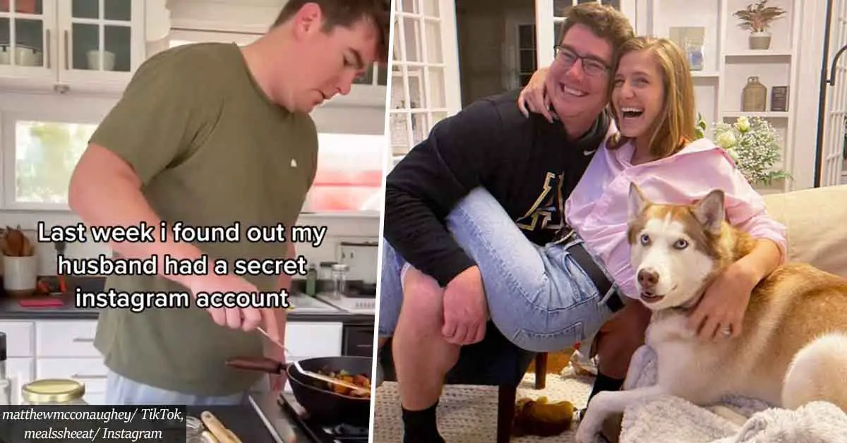 Woman Finds Husband's Secret Instagram Page With Recipes He Makes For Her
