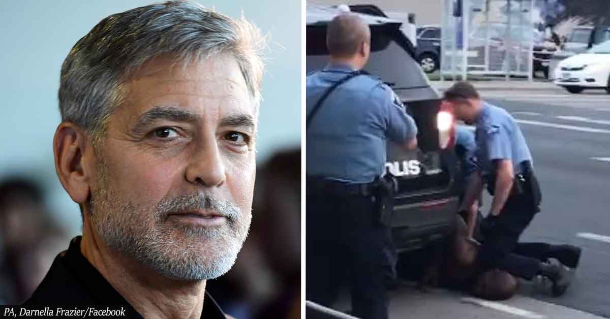 George Clooney Says If Derek Chauvin Is So ‘Confident’ He Should Let Someone Kneel On His Neck