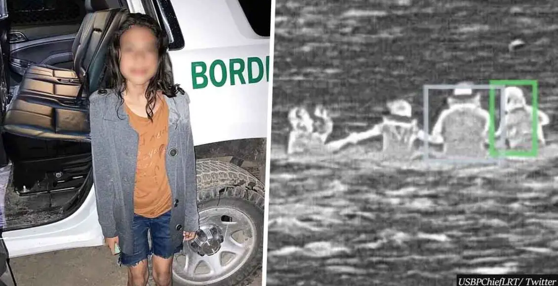 Migrant girl, 10, SAVED from drowning by U.S. solder after being abandoned by illegal border-crossers