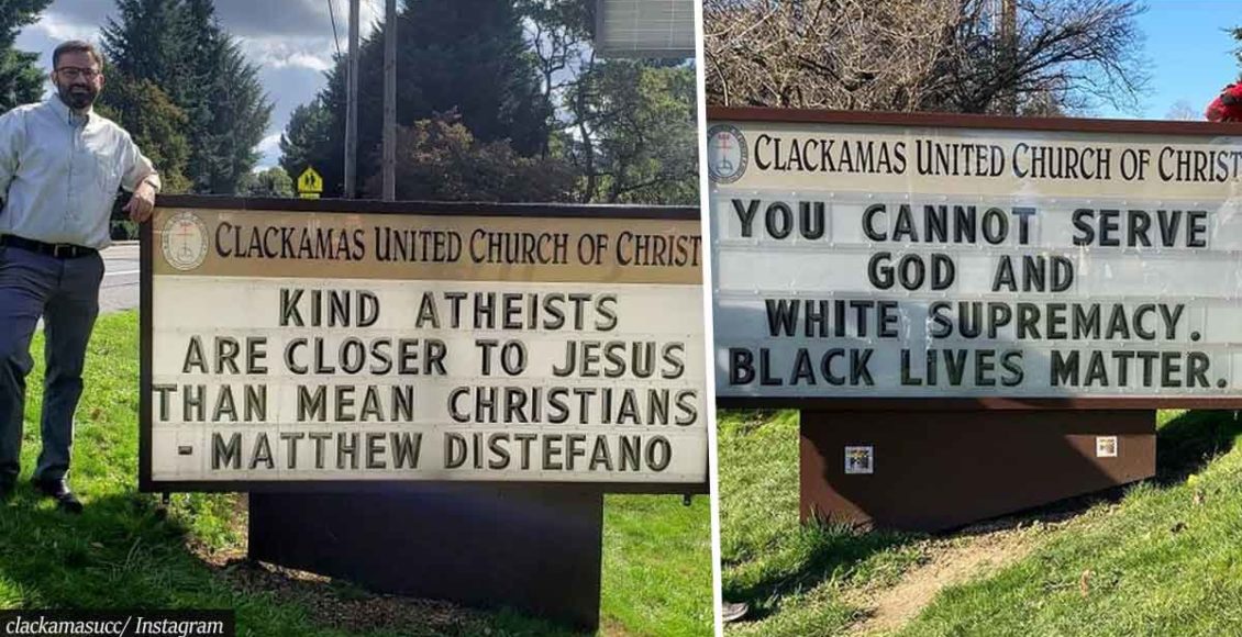 Oregon church goes viral with unique inclusive and political messages