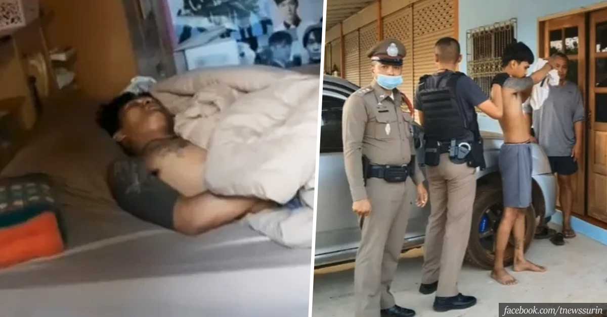 Police Have To Wake Thief Up After He Falls Asleep While Robbing House