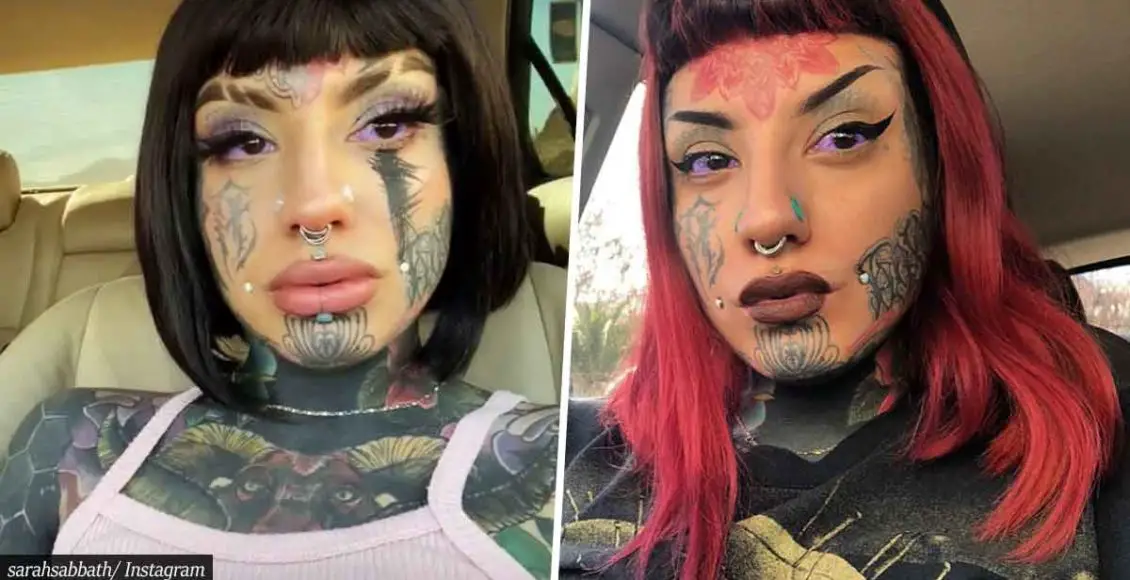 Woman's tattoo addiction leaves her 'blinded' after getting her eyeballs inked