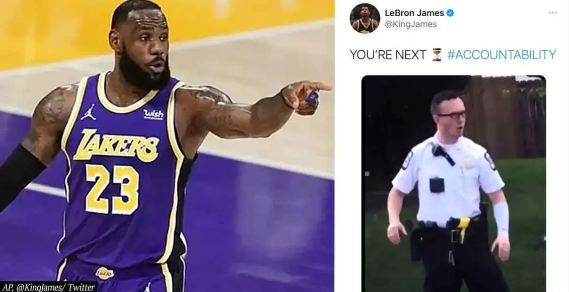 YOU'RE NEXT': LeBron James threatens cop who allegedly shot knife-wielding teen