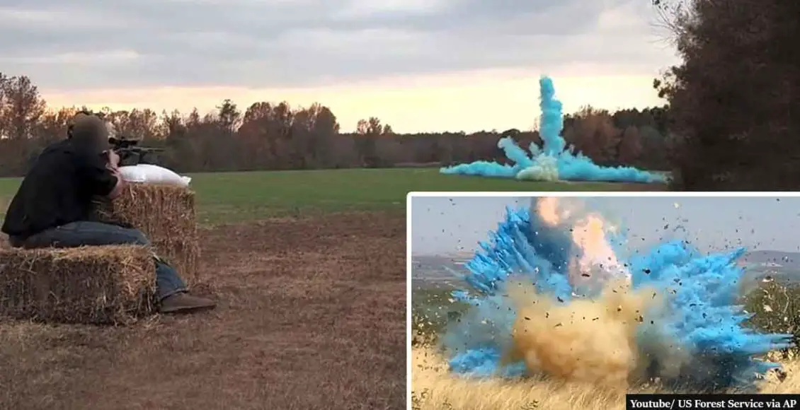 Man charged by police after gender reveal EXPLOSION rocks several towns