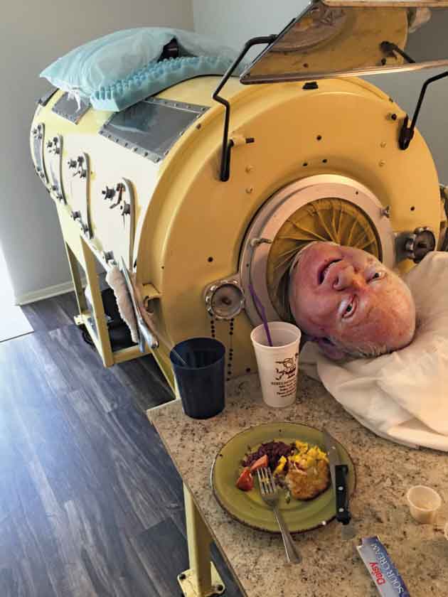 Meet The Man Trapped In A Machine Keeping Him Alive For Over Years