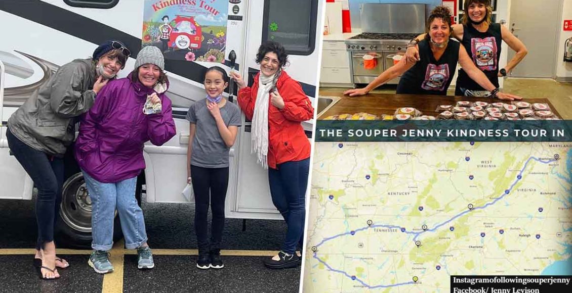Restaurant owner goes on a "Souper Kindness" tour, giving free food to strangers in need