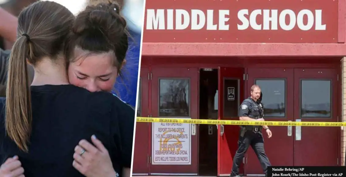 Schoolgirl opens fire at Idaho middle school, injures three people