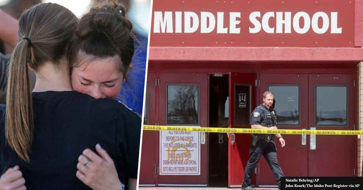 Schoolgirl opens fire at Idaho middle school, injures three people