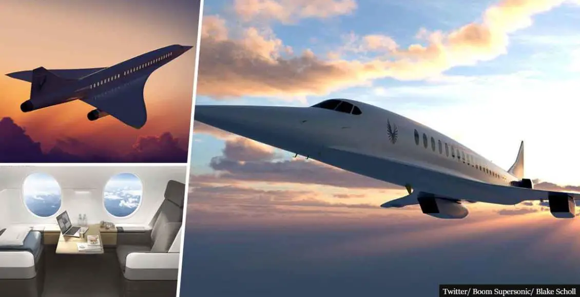 Supersonic jet will fly you "ANYWHERE in the world in FOUR hours" for $100 by 2026