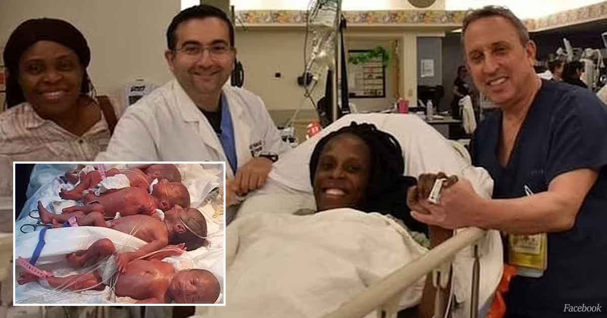 Woman expecting seven babies gives birth to NINE instead