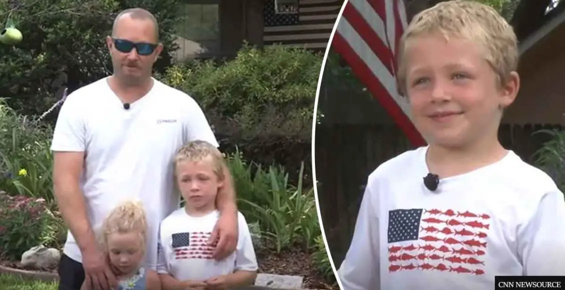 Boy, 7, Swims An Hour To Save His Father And Little Sister