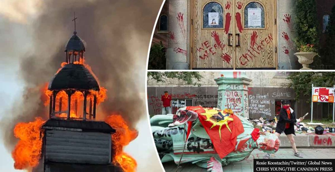 Canada: Catholic churches burned to the ground amid anger over mass graves