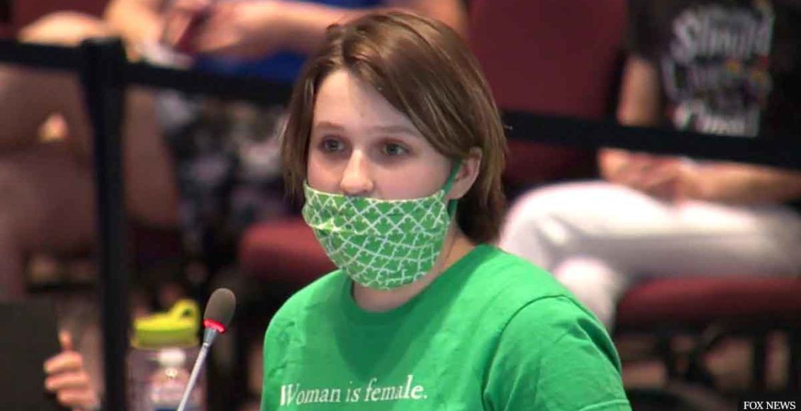 Eighth-grade girl blasts school board for policy that would allow 'boys into girls' locker rooms'