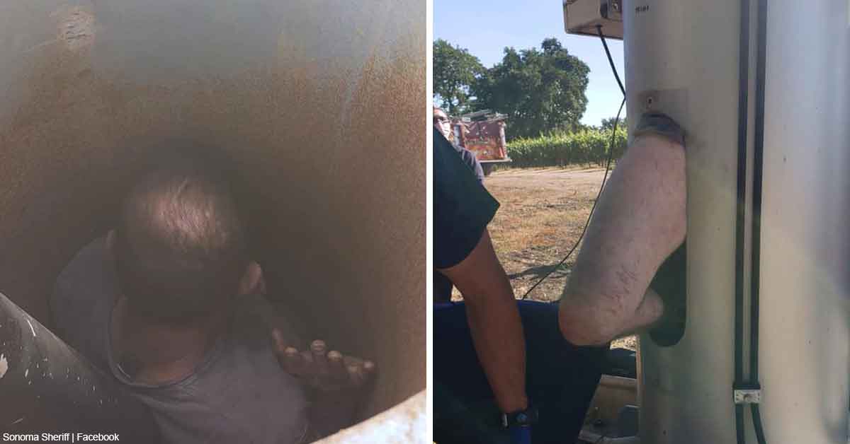 Man Stuck Inside Giant Fan At Vineyard For Two Days. The How And Why Remain A Mystery