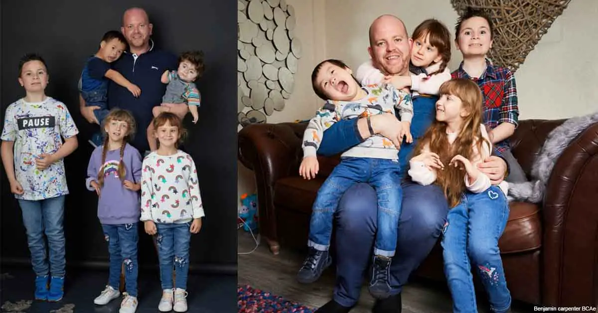 Selfless Single Dad Adopts Sixth Child - And Says There's Room For More