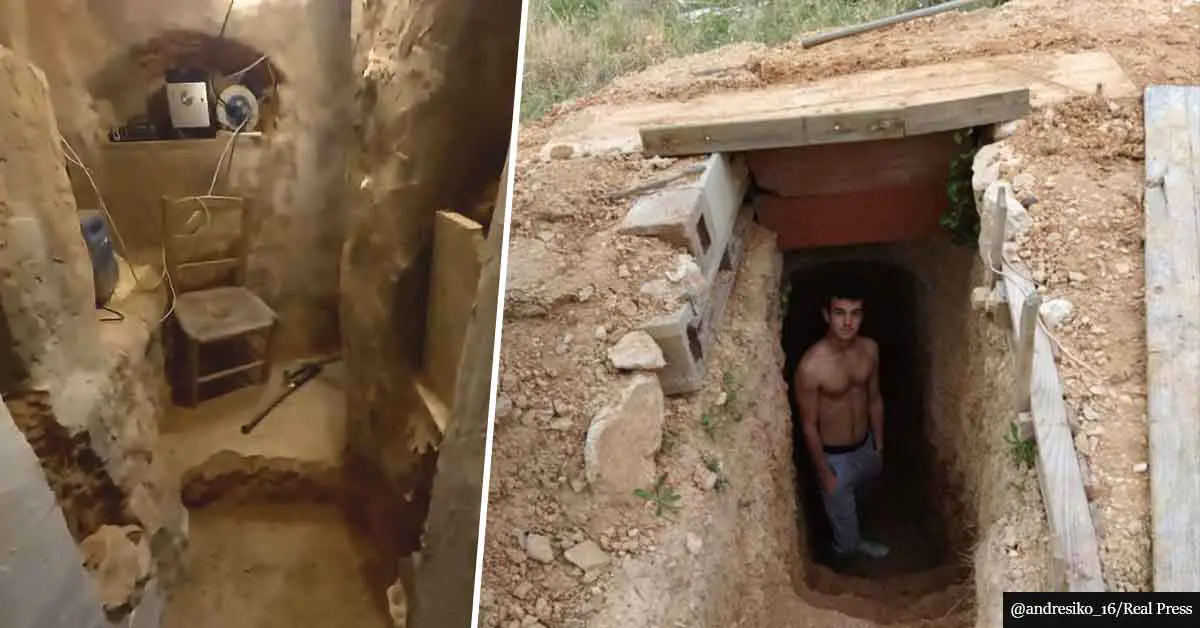 Teen Spends Six Years Digging Underground Cave In Garden After Fight With Parents