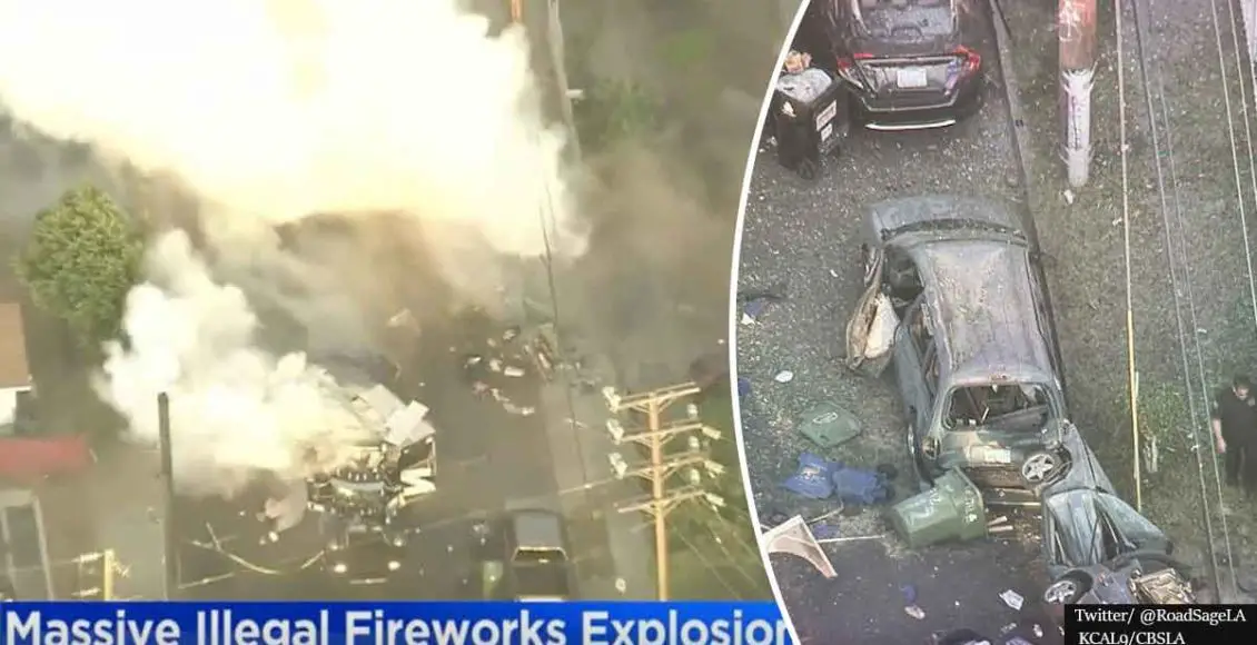 17 Injured After Planned Detonation Of Seized Illegal Fireworks Ends In Explosion
