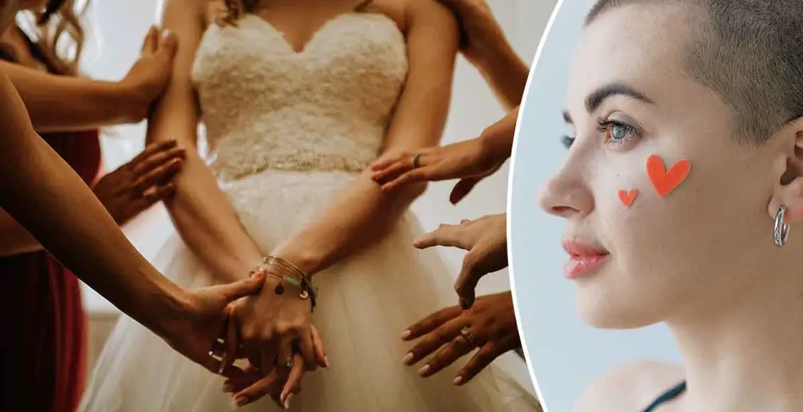 Bride kicks out cancer survivor bridesmaid out of her wedding party because she didn't want "someone with a bald head" in the photos