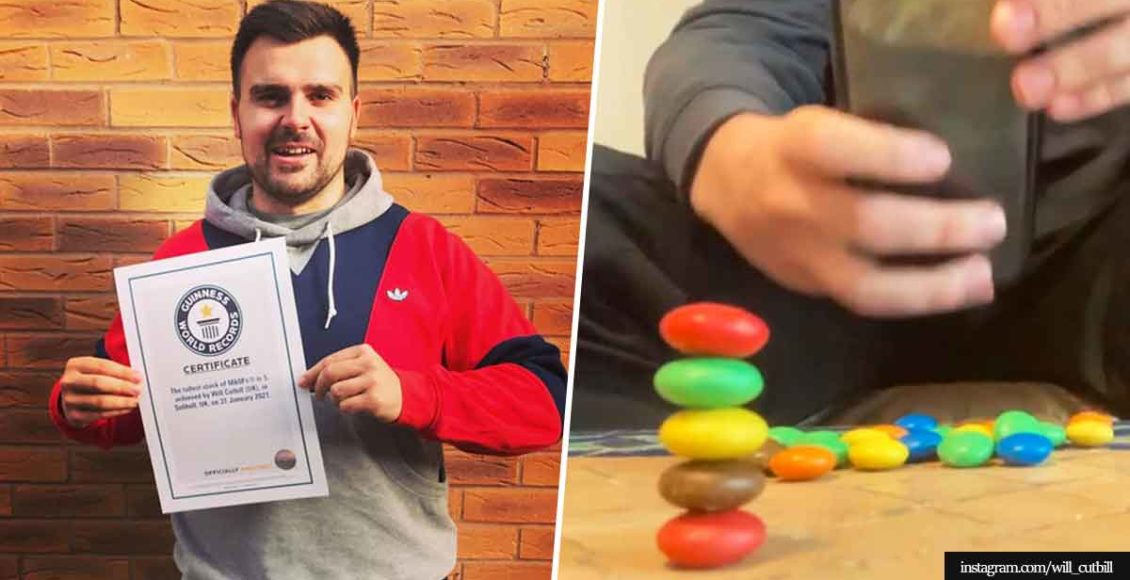 British Engineer Breaks Guinness World Record By Stacking 5 M&M's