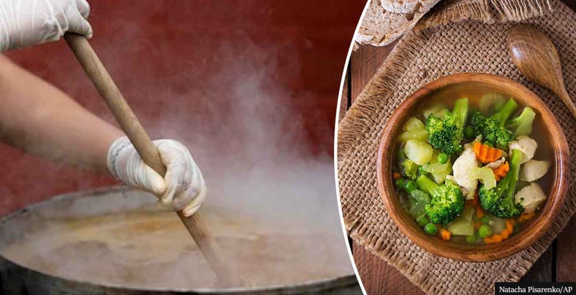 Chef dies after falling into giant pot of boiling hot soup