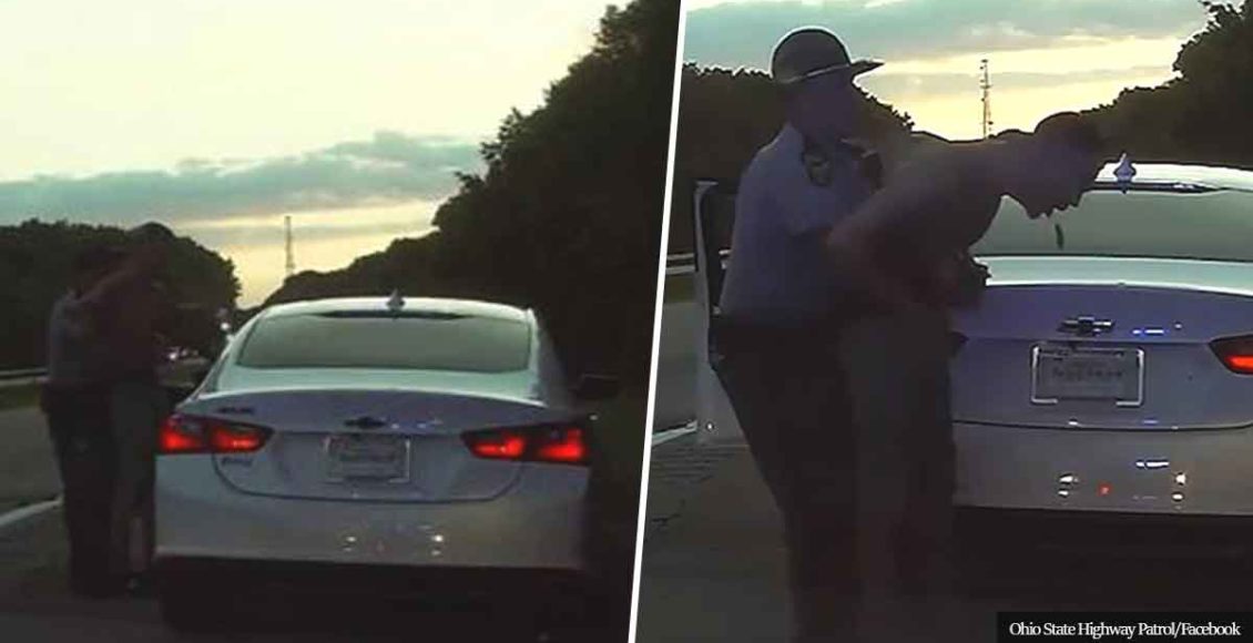 VIDEO: Ohio Trooper Saves Driver Choking On Bag Of Marijuana