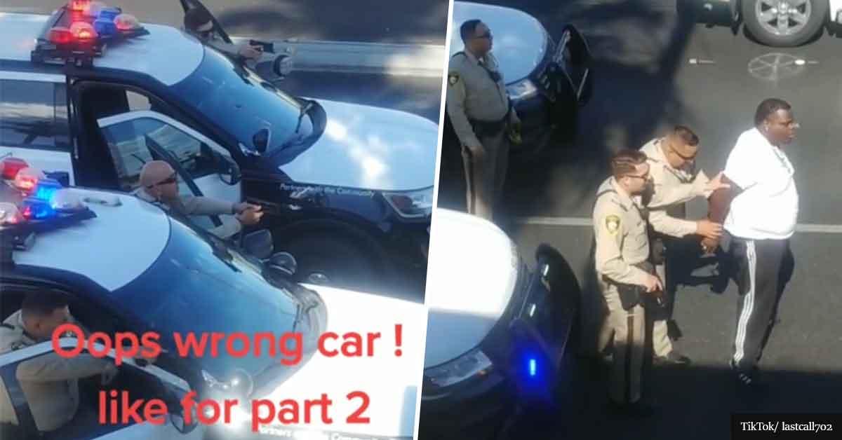 Viral Footage Shows Cops Arresting Man Even After Admitting They’d Pulled Over The Wrong Car
