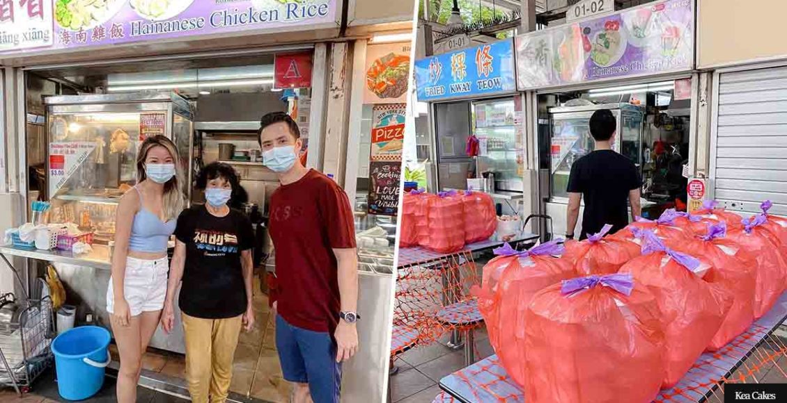 Woman buys $500 worth of chicken rice from struggling hawker, donates the food to nursing home