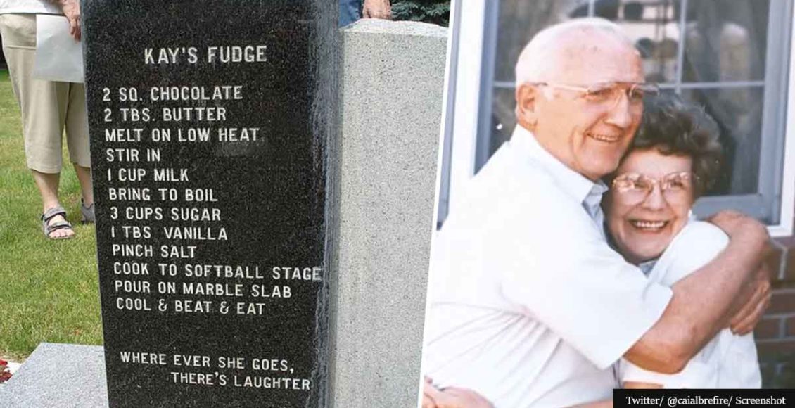 97-year-old woman's gravestone features her iconic fudge recipe