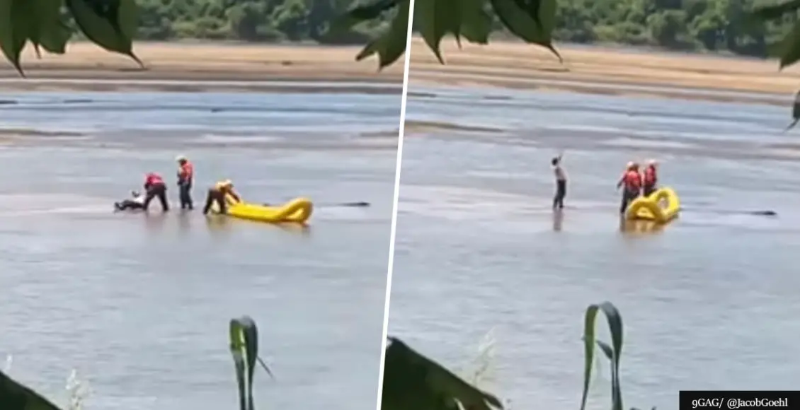 Man Napping In River Mistaken For Floating Dead Body