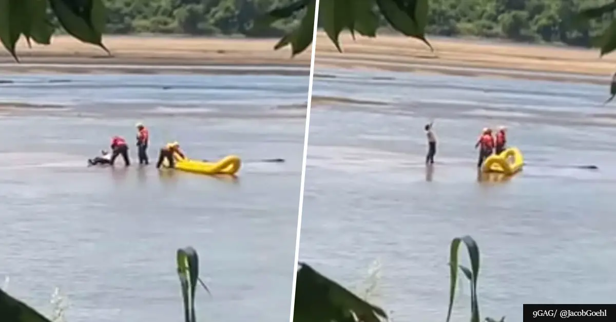Man Napping In River Mistaken For Floating Dead Body