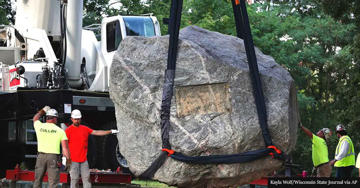 University of Wisconsin Removes Giant Rock From Campus After Activists Claimed It Was 'Racist'