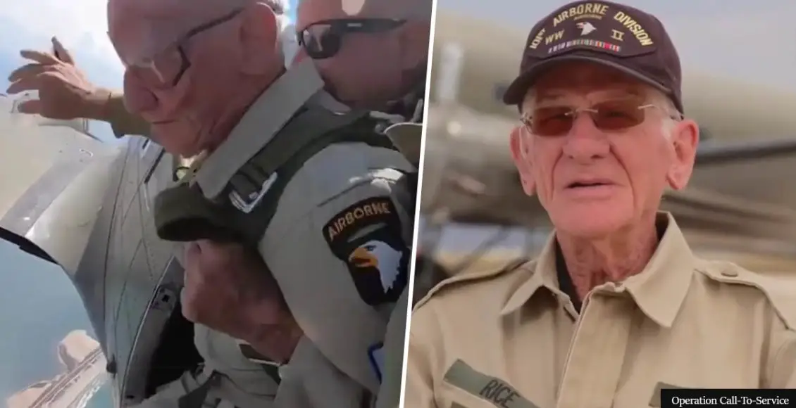 WATCH: World War II Veteran Celebrates His 100th Birthday By Jumping Out Of A Plane