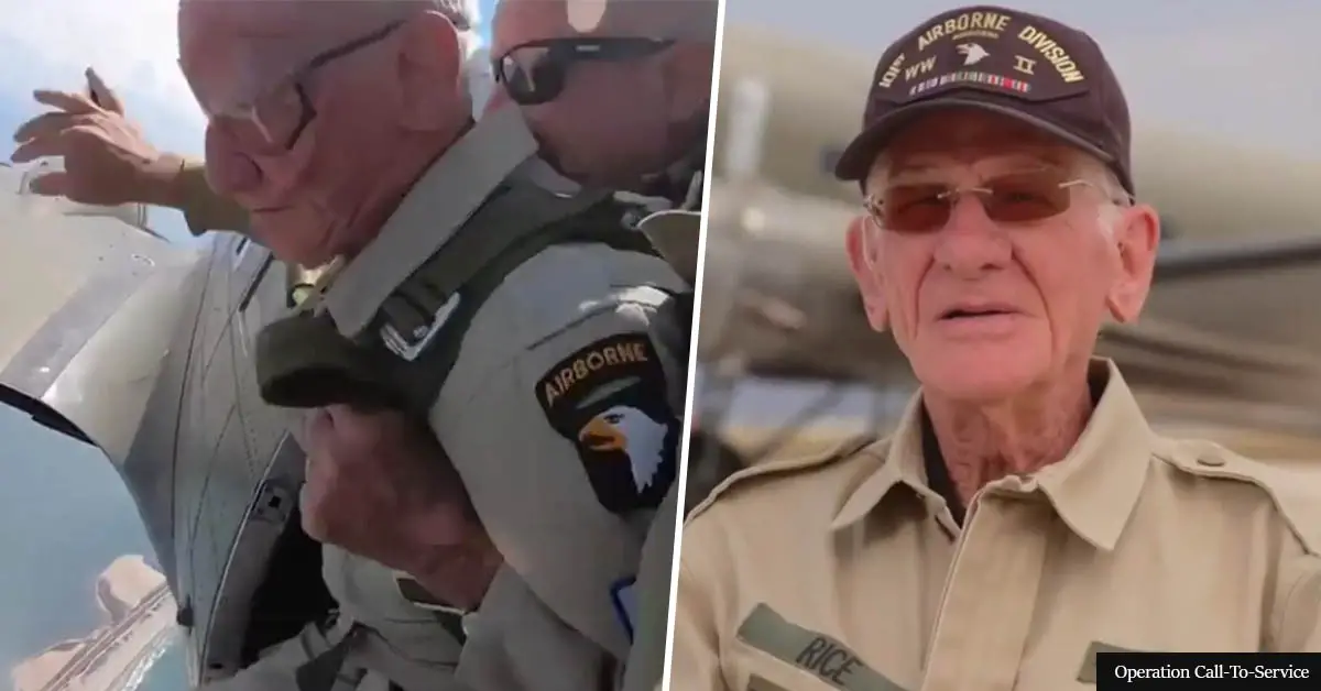 WATCH: World War II Veteran Celebrates His 100th Birthday By Jumping Out Of A Plane