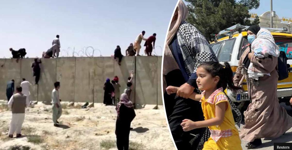 Women In Kabul Throwing Babies Over Barbed Wire To Save Them From Upcoming Taliban Hell