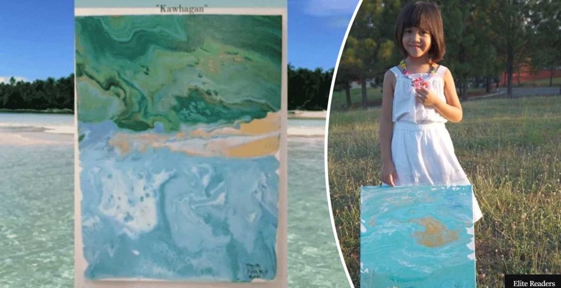 5-year-old artist already gets commissions for her paintings