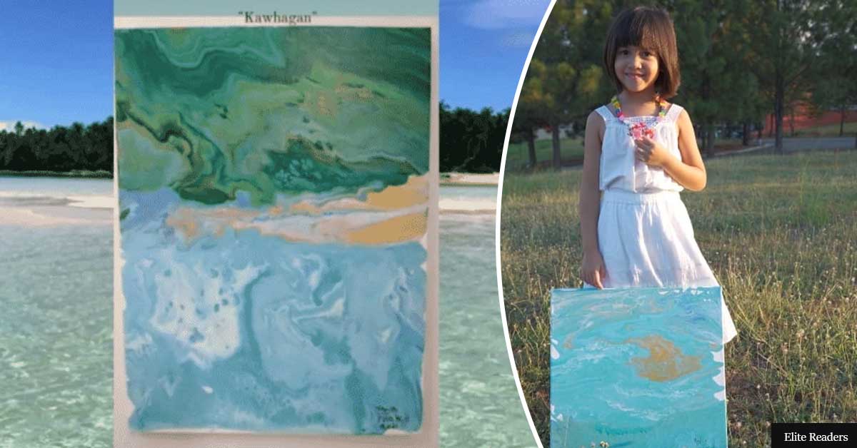 5-year-old artist already gets commissions for her paintings