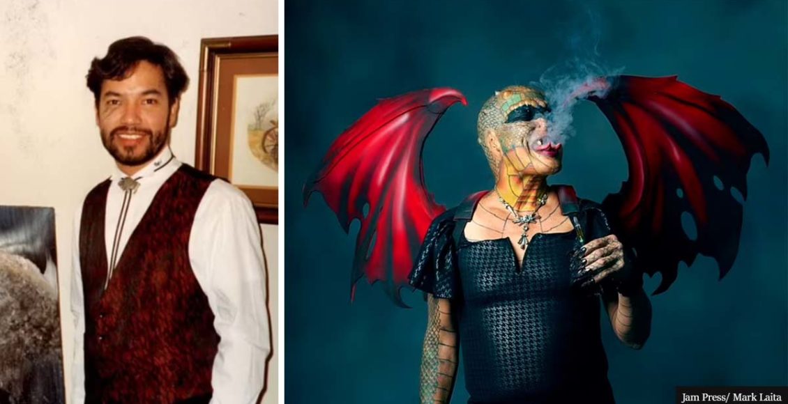 Non-binary 'human dragon' who spent $83,500 on body modifications wants to find love